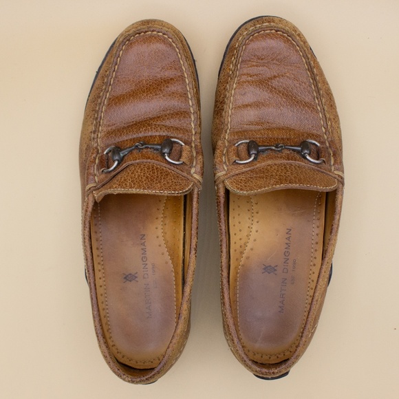 Martin Dingman Bill Horse Bit Loafers Vibram Rubber Soles Men's Size 9.5 - Picture 5 of 8